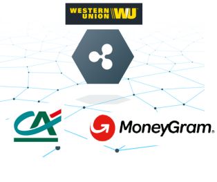 Ripple partenariats avec le Crédit Agricole, Western Union et MoneyGram